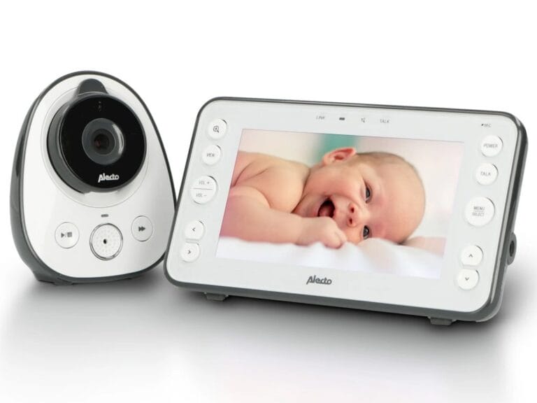 Alecto DVM-150 Babyfoon met Camera + Kleurenscherm Wit/Zwart