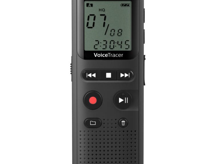 Philips DVT1160 VoiceTracer Audiorecorder Zwart