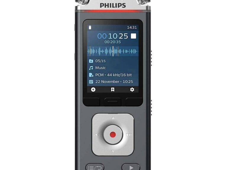 Philips DVT6110 VoiceTracer Audiorecorder Zwart/Zilver