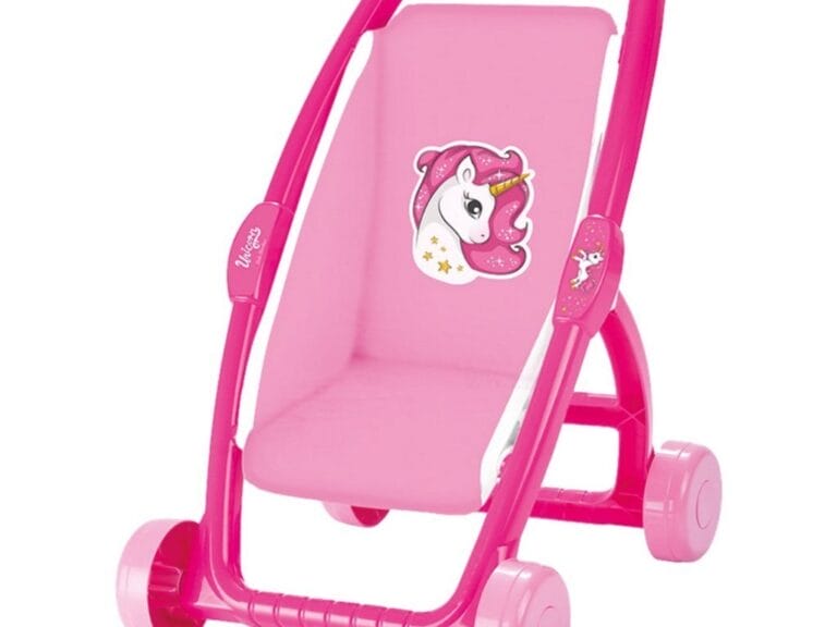 Dolu Eenhoorn Kinderwagen Roze