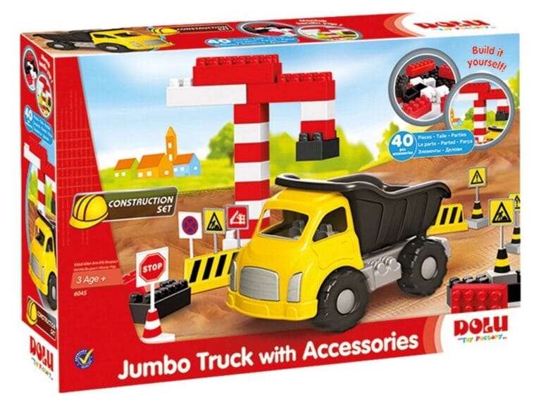 Dolu Jumbo Bouwtruck met Accessoires 40-delig