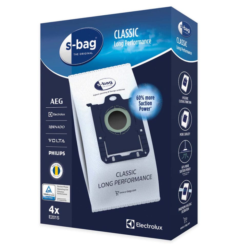 Electrolux E201S Stofzuigerzak S-bag Classic Long Performance