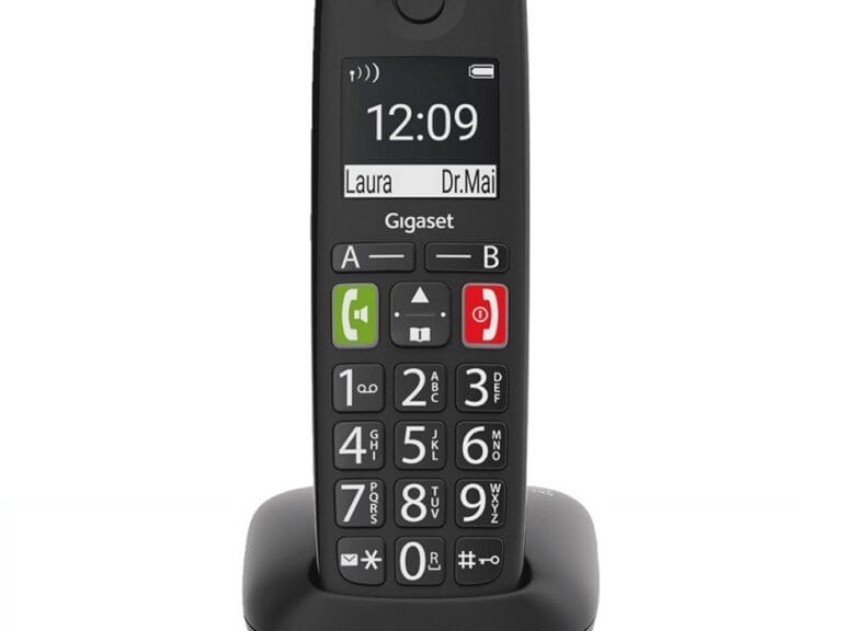 Gigaset E290R-BNL Telefoon Zwart