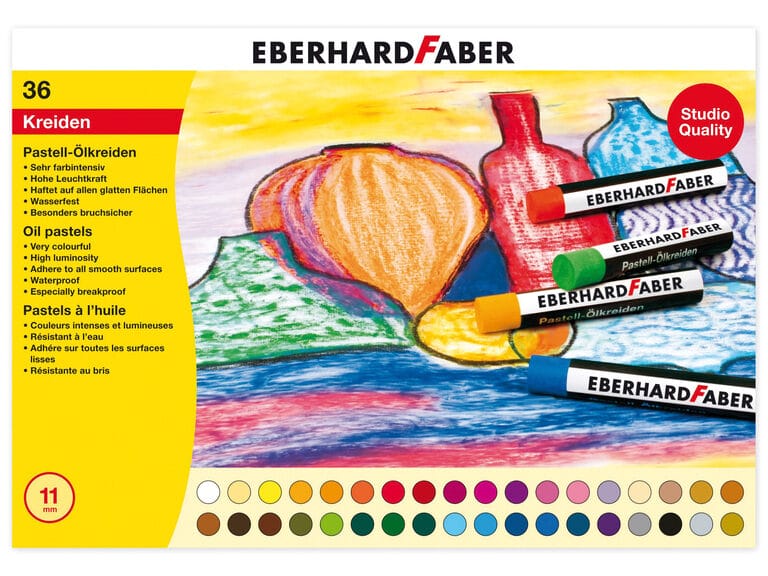 Eberhard Faber EF-522036 Oliepastelkrijt EFA 11mm Doos A 36 St