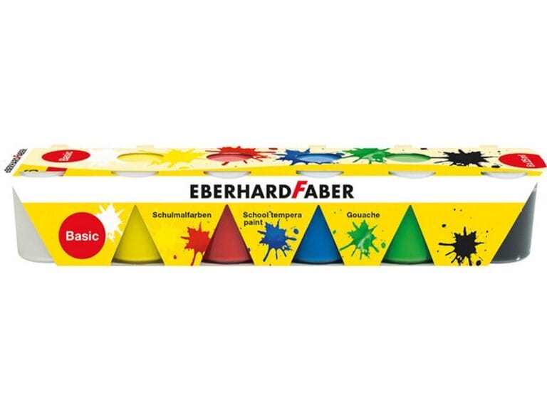 Eberhard Faber EF-575509 Schoolverf Tempera 6 Potjes