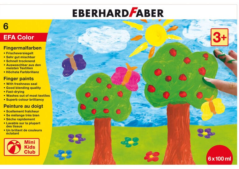 Eberhard Faber EF-578806 Vingerverf 100ml Geel