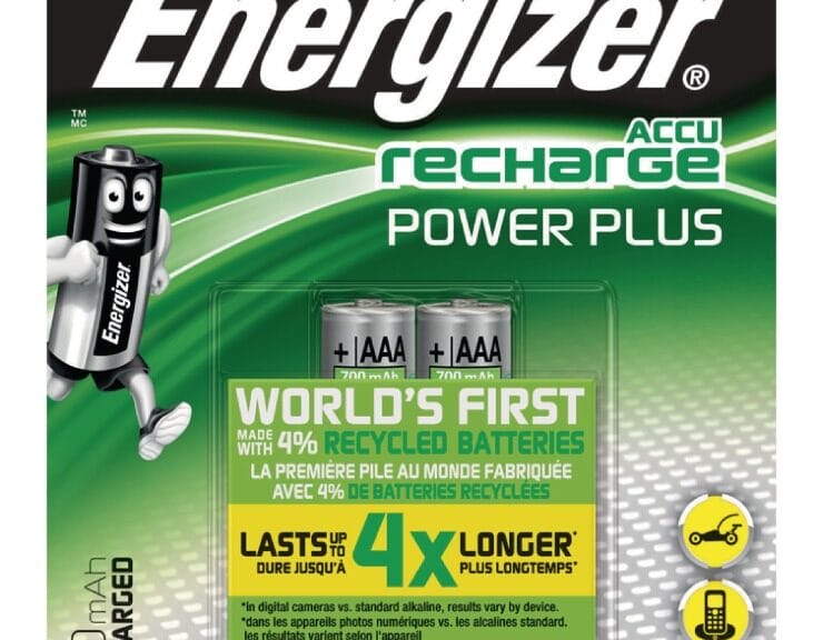 Energizer EN-PWRPL700B2 Oplaadbare Nimh Batterij Aaa 1.2 V Power Plus 700 Mah 2-blister