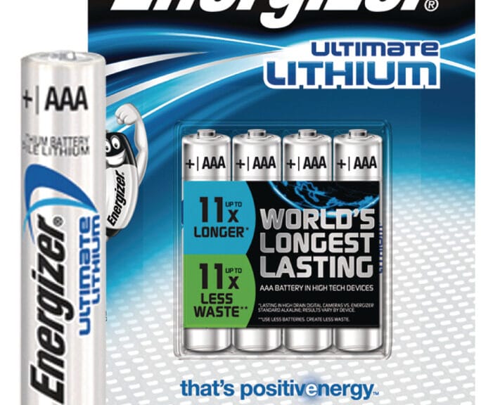 Energizer Enlithiumaaap4 Ultimate Lithium Batterijen Fr3 4-blister