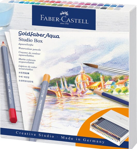 Faber Castell FC-114616 Aquarelpotlood Faber-Castell Goldfaber Studiobox 38+3 Stuks