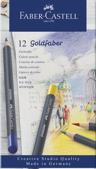 Faber Castell FC-114712 Kleurpotlood Faber-Castell Goldfaber Etui à 12 Stuks