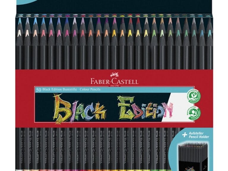 Faber Castell FC-116450 Black Edition Kleurpotloden 50 Stuks
