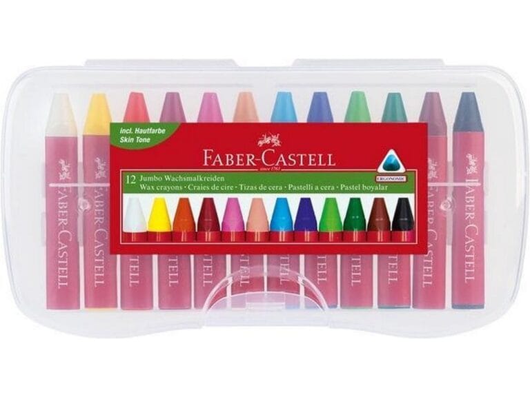 Faber Castell FC-120011 Jumbo Waskrijt 12 Stuks