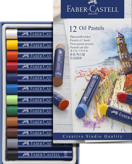 Faber Castell FC-127012 Oliepastels Creative Studio Etui A 12 Stuks