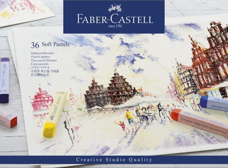 Faber Castell FC-128336 Pastelkrijt Creative Studio Softpastel 36 Delig Etui