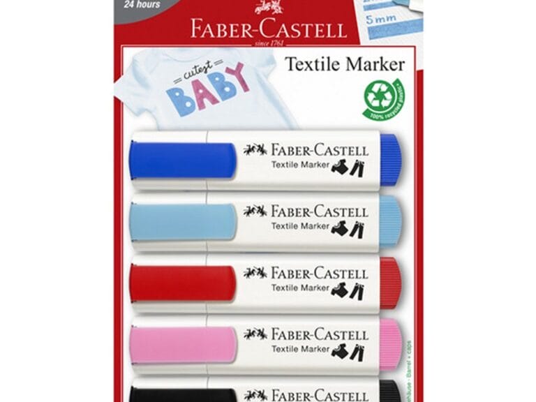 Faber Castell FC-159530 Textielmarkers Baby 5 Stuks
