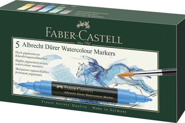 Faber Castell 5 Aquarel Markers Albrecht Dürer 5 Sets