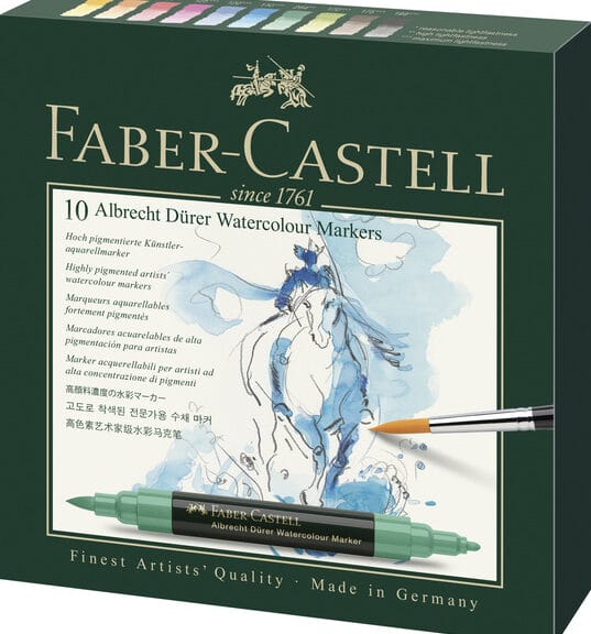 Faber Castell FC-160310 Aquarel Marker Albrecht Dürer Doos A 10 Stuks