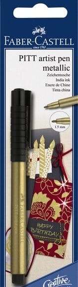 Faber Castell FC-167397 Tekenstift Pitt Artist Pen 250 Gold