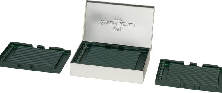 Faber Castell Bewaarblik voor 36 Potloden 3 Inleg Trays