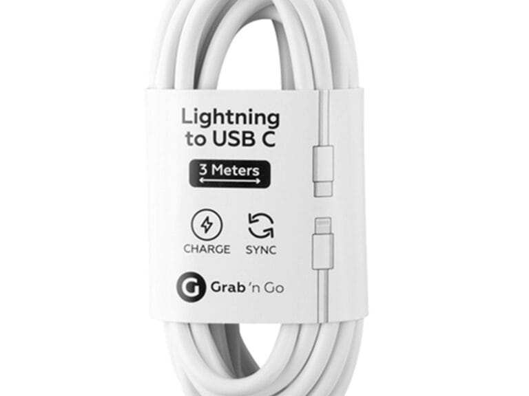 GrabNGo Gng Laadk.usb-c>lightn.3m Wit