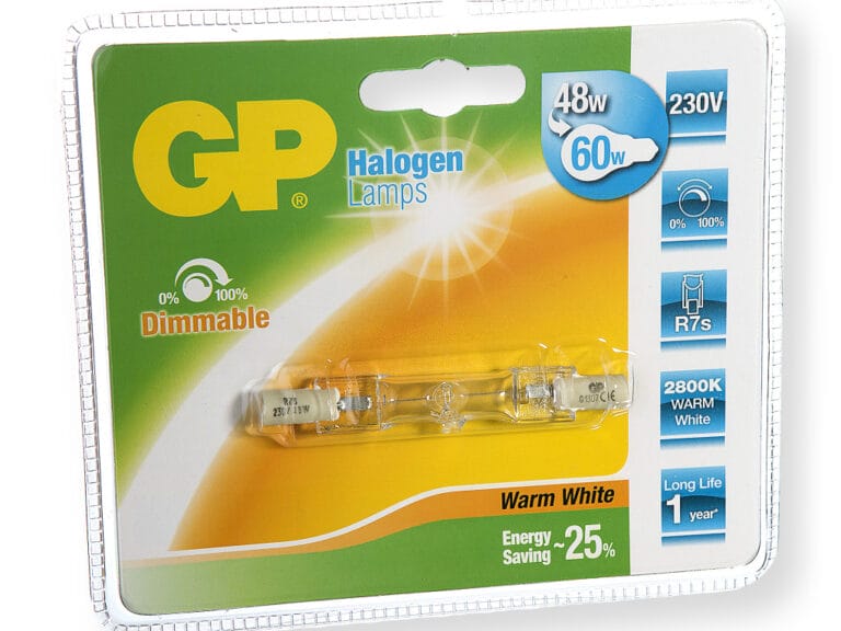Gp GP-060406-HL Halogeenlamp Recht Energiebesparend R7s 48 W
