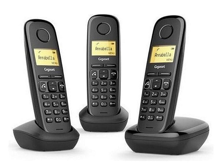 Gigaset A270 Trio DECT Telefoon Zwart