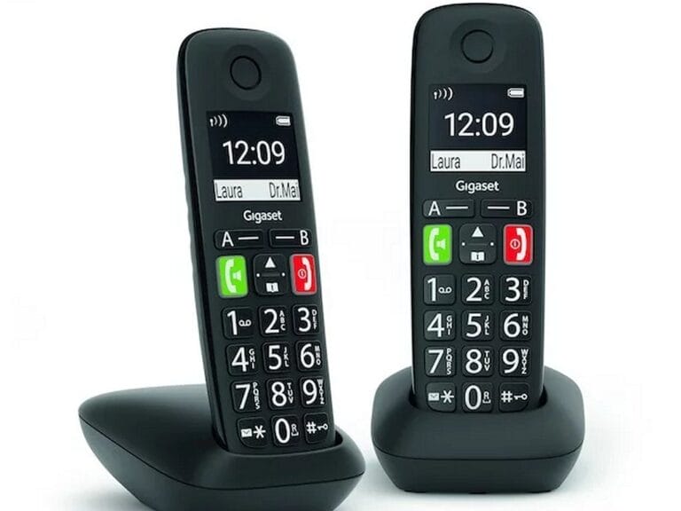 Gigaset E290R-DUO DECT Telefoons 2 Stuks Zwart