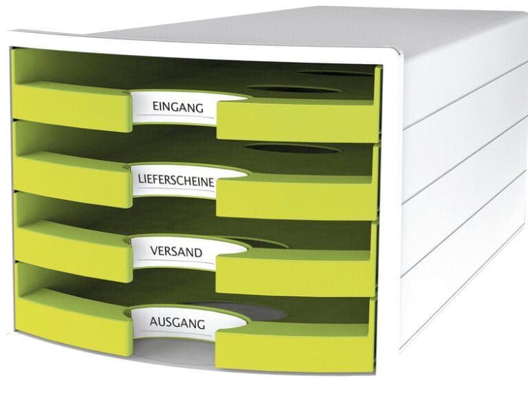 HAN HA-1013-50 Ladenkast Impuls Met 4 Open Laden Geel