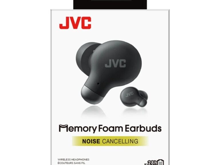 JVC HA-A25T Memory Foam Oordopjes met Noise Cancelling Zwart