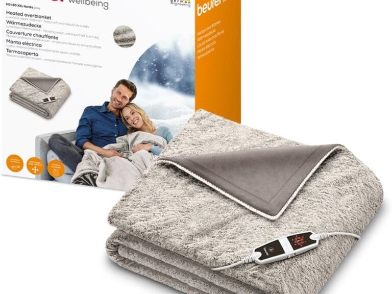 Beurer HD150NC Nordic Elektrische Warmtedeken 200x150 cm Fleece/Taupe