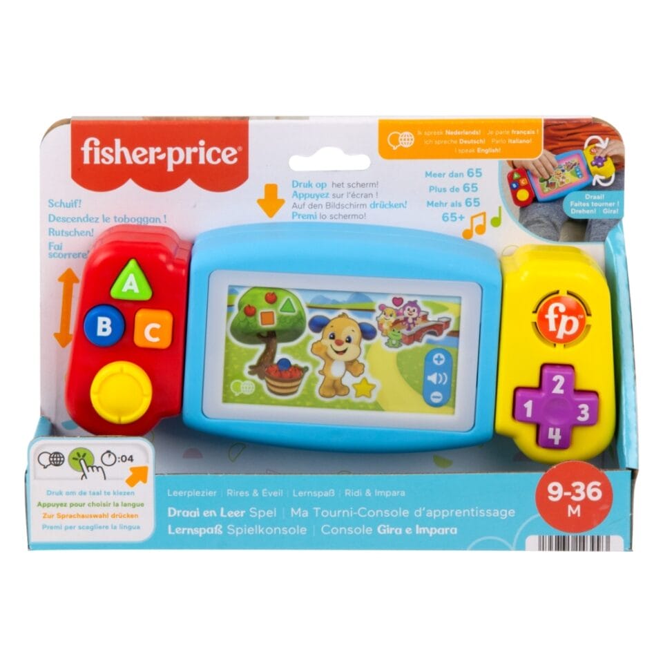 Fisher Price Leerplezier Draai en Leer Spel + Licht en Geluid