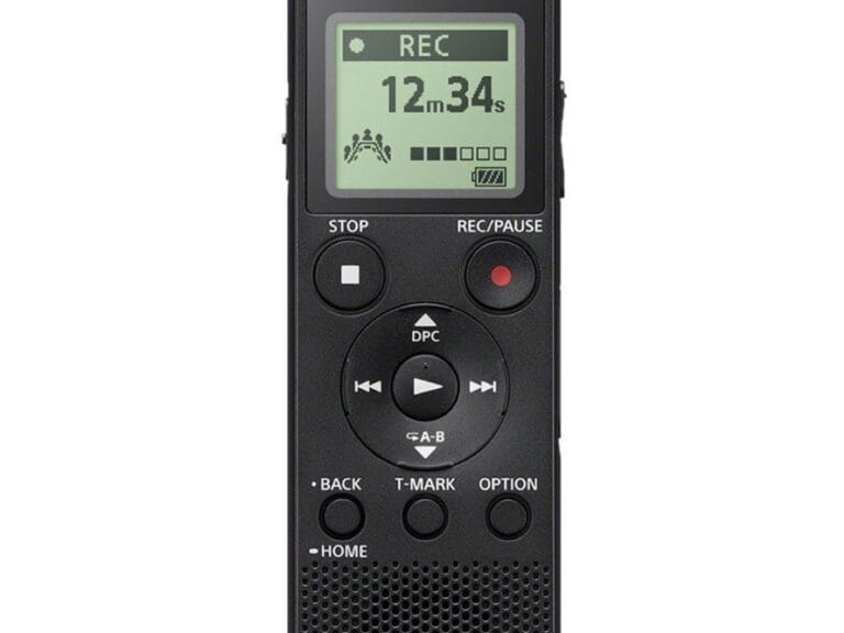 Sony ICDPX370 Digital Voice Recorder Zwart