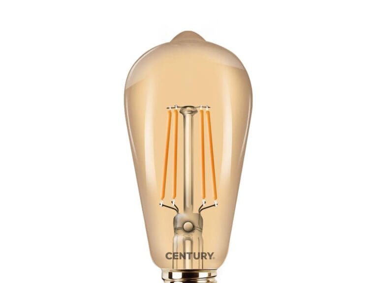Century INVPD-082722 Led-lamp E27 Peer Dimbaar 8 W 630 Lm 2200 K Warm Wit Retrostijl 1 Stuks