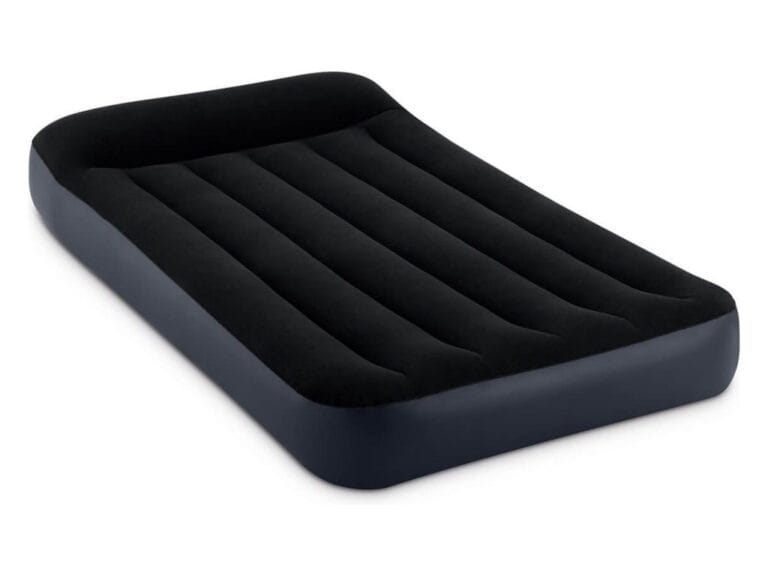 Intex 64146ND Pillow Rest Classic 1-Persoons Luchtbed 191x99x25 cm + Ingebouwde Pomp Zwart