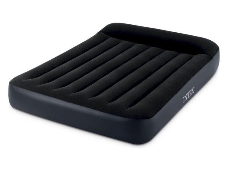 Intex 64148ND Pillow Rest Classic 2-Persoons Luchtbed 137x191x25 cm + Ingebouwde Pomp Zwart