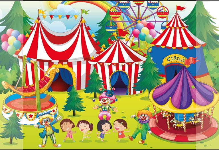 Kangaro K-0014D109 Bureauonderlegger PP 38x58cm Dessin Circus