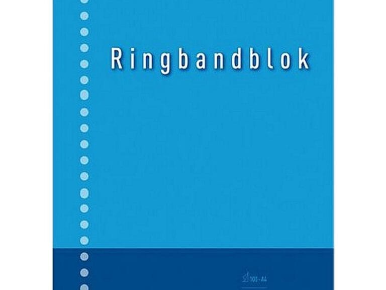 Kangaro K-5544-RB-NTRL Ringbandblok A4 Lijn 23R 60grs 80 Blad