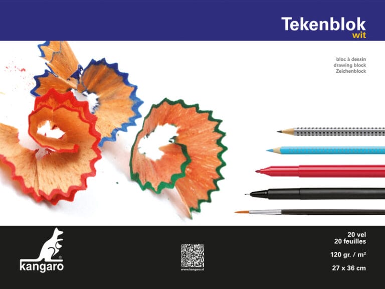 Kangaro K-5555 Tekenblok 270x360mm 120gr 20 Vel