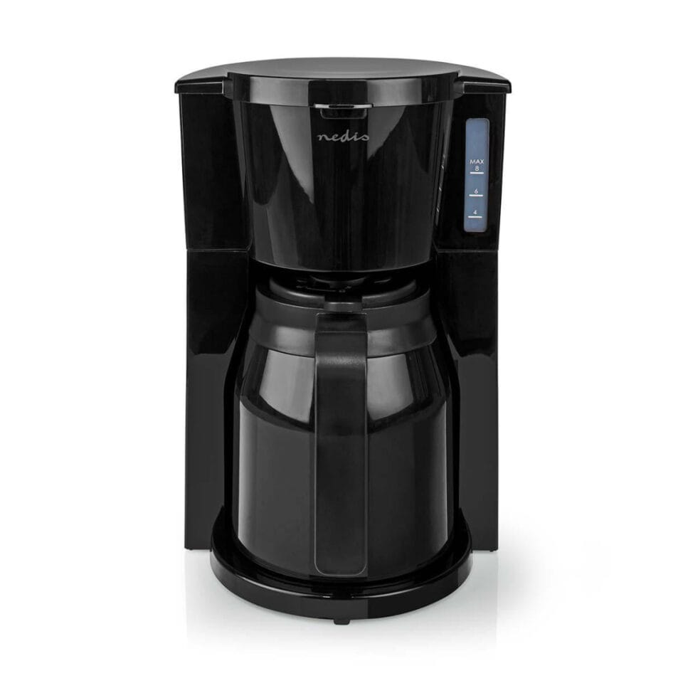 Nedis KACM250EBK Koffiezetapparaat Maximale Capaciteit: 1.0 L 8 Warmhoudfunctie Zwart