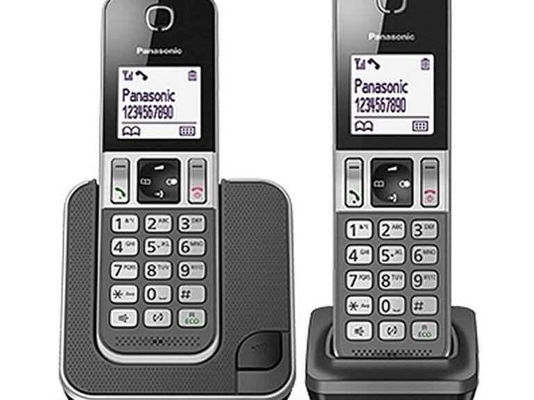 Panasonic KX-TGD312NLG Telefoons 2 Stuks Zwart/Grijs