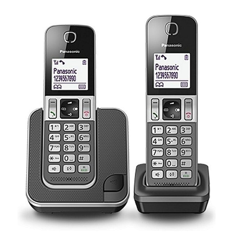 Panasonic KX-TGD312NLG Telefoons 2 Stuks Zwart/Grijs