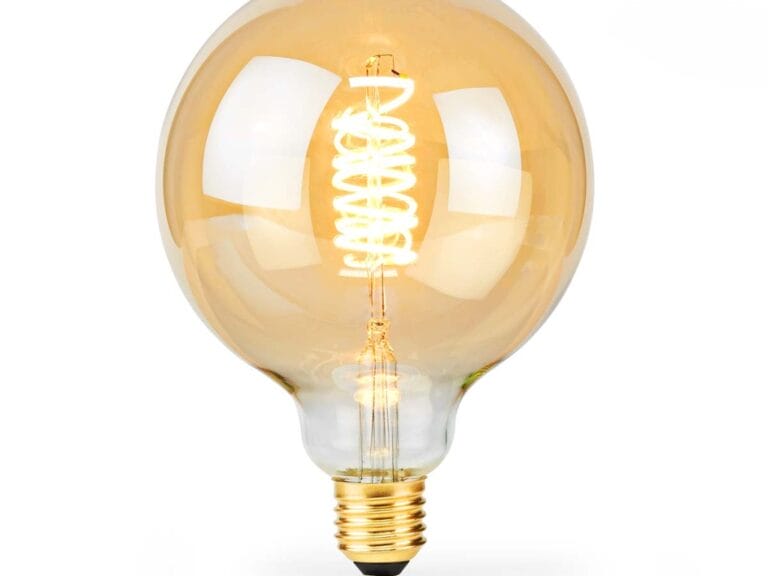 Nedis LBDE27G125GD Led-filamentlamp E27 G125 3.8 W 250 Lm 2100 K Extra Warm Wit Aantal Lampen In Verpakking: 1 Stuks