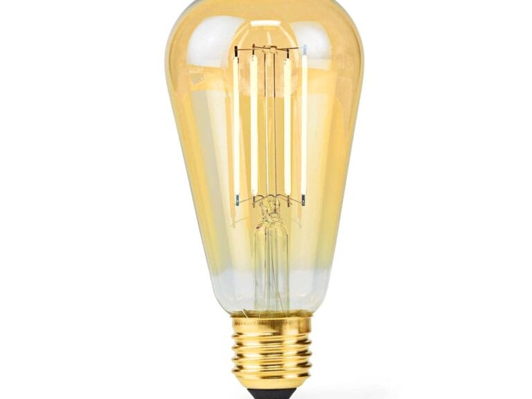 Nedis LBDE27ST64GD1 Led-filamentlamp E27 St64 4.9 W 470 Lm 2100 K Dimbaar Extra Warm Wit 1 Stuks