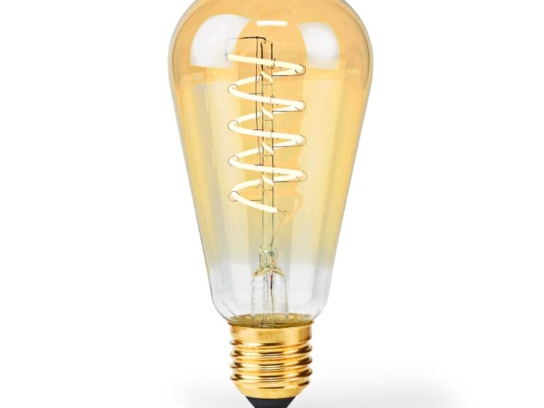 Nedis LBDE27ST64GD2 Led-filamentlamp E27 St64 3.8 W 250 Lm 2100 K Extra Warm Wit Aantal Lampen In Verpakking: 1 Stuks