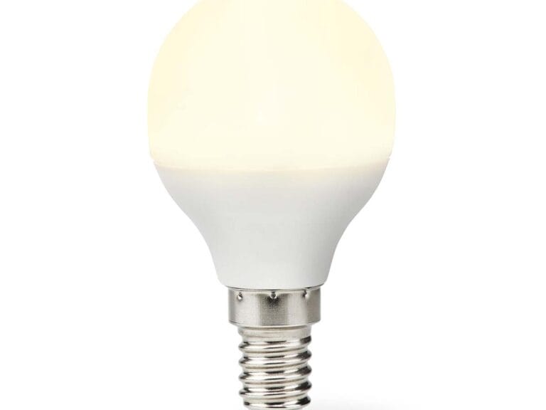 Nedis LBE14G452 Led-lamp E14 G45 4.9 W 470 Lm 2700 K Warm Wit Frosted 1 Stuks