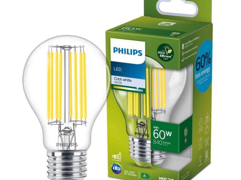 Philips LED CLA 60W A60 E27 4000K CL EELA SRT4 Verlichting