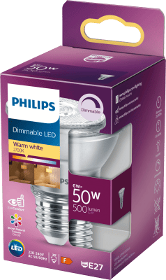 Philips LED Classic50W PAR20 E27 WW 25D D 1SRT4 Verlichting
