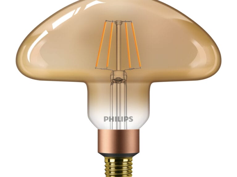 Philips LEDClassic 30W Mushroom E27 2000K GOLD D Verlichting