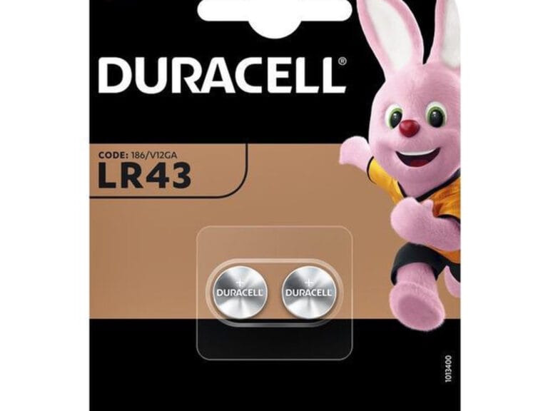 Duracell Knoopcelbatterij LR43 Alkaline 2 Stuks