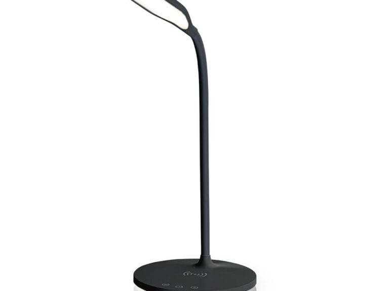 Nedis LTLGQ3M2BK Led-lamp Met Draadloze Lader Dimmer - Op Product Led / Qi 10 W Met Dimfunctie Koel Wit / Natuurlijk Wit / Warm Wit 2700 - 6500 K